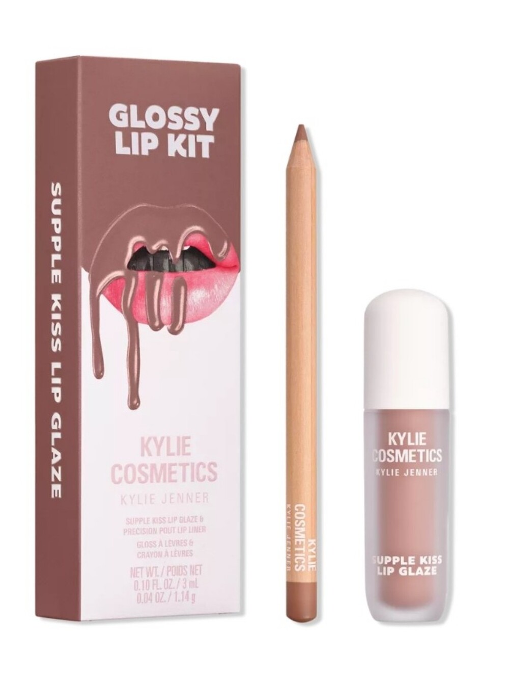 Kylie Cosmetics Supple Kiss Lip Glaze & Liner Set